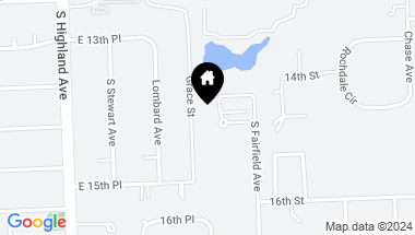 Map of 1406 S Fairfield Avenue Unit: 48B, Lombard IL, 60148