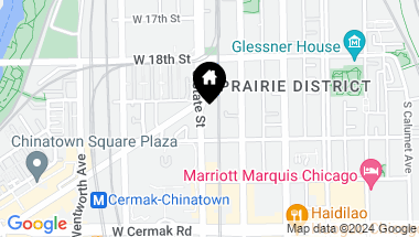 Map of 1911 S State Street Unit: 2, Chicago IL, 60616