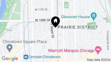 Map of 1841 S State Street Unit: 3, Chicago IL, 60616