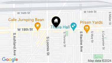 Map of 1329 W 18th Street, Chicago IL, 60608