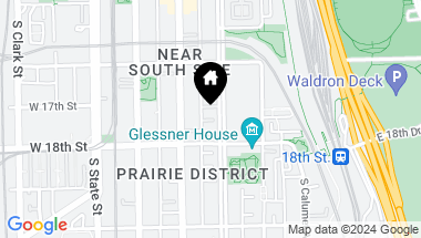 Map of 1708 S Indiana Avenue, Chicago IL, 60616