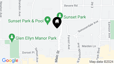 Map of 100 N Main Street, Glen Ellyn IL, 60137