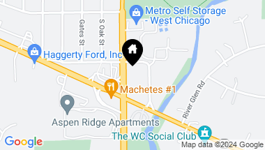 Map of 1307 S Neltnor Boulevard, West Chicago IL, 60185