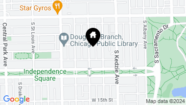 Map of 1315 S Spaulding Avenue, Chicago IL, 60623