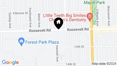 Map of 7400 W Roosevelt Road, Forest Park IL, 60130