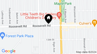 Map of 7242 Roosevelt Road, Forest Park IL, 60130