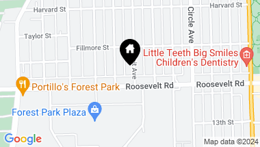 Map of 1133 Beloit Avenue, Forest Park IL, 60130