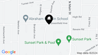 Map of 185 Sunset Avenue, GLEN ELLYN IL, 60137