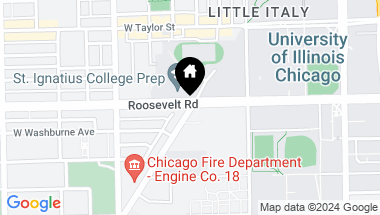 Map of 1075 W Roosevelt Road Unit: 209, Chicago IL, 60608