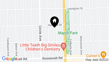 Map of 1017 Elgin Avenue, Forest Park IL, 60130