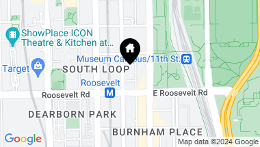 Map of 1133 S Wabash Avenue Unit: 207, Chicago IL, 60605