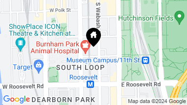 Map of 1020 S Wabash Avenue Unit: 3C-D, Chicago IL, 60605