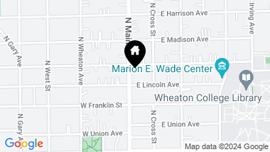 Map of 613 N Main Street, Wheaton IL, 60187