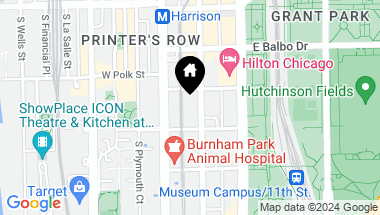 Map of 41 E 8th Street Unit: P-268, Chicago IL, 60605