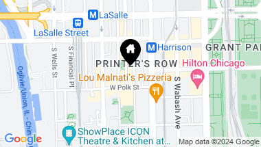 Map of 715 S Dearborn Street, Chicago IL, 60605