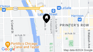 Map of 701 S Wells Street Unit: 3305, Chicago IL, 60607