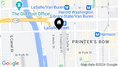 Map of 161 W Harrison Street Unit: 803, Chicago IL, 60605