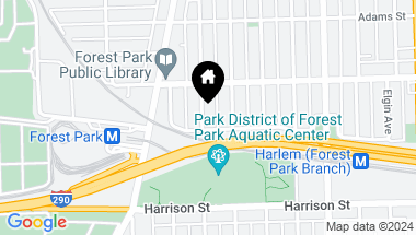 Map of 626 Ferdinand Avenue, Forest Park IL, 60130
