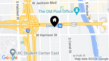Map of 500 S Clinton Street Unit: 424, Chicago IL, 60607