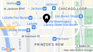 Map of 431 S Dearborn Street Unit: 501, Chicago IL, 60605