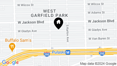 Map of 4131 W Gladys Avenue, Chicago IL, 60624