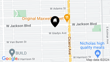 Map of 4854 W Gladys Avenue, Chicago IL, 60644