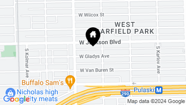 Map of 4318 W Gladys Avenue, Chicago IL, 60624