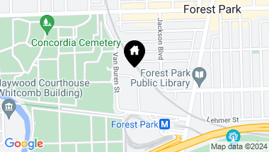 Map of 519 Grove Lane, Forest Park IL, 60130