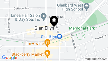 Map of 535 Pennsylvania Avenue, Glen Ellyn IL, 60137