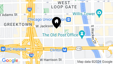 Map of 321 S Jefferson Street, Chicago IL, 60661