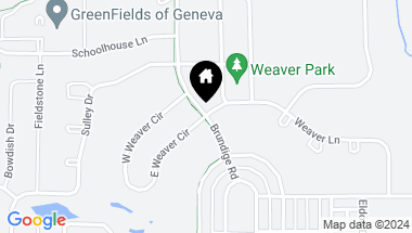 Map of 0N597 E Weaver Circle, Geneva IL, 60134