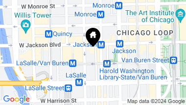 Map of 314 S Federal Street, Chicago IL, 60604