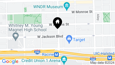 Map of 228 S Racine Avenue, CHICAGO IL, 60607