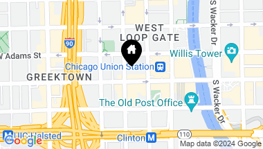 Map of 565 W Quincy Street Unit: 911, Chicago IL, 60661