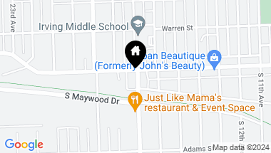 Map of 1010 S 17th Avenue, Maywood IL, 60153