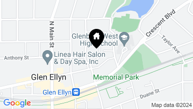 Map of 532 Deerpath Road, Glen Ellyn IL, 60137