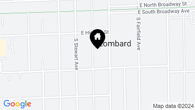 Map of 437 S Lombard Avenue, Lombard IL, 60148