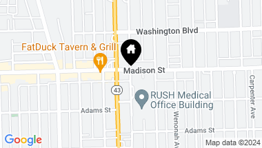 Map of 1106 Madison Street Unit: 10, Oak Park IL, 60302