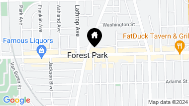 Map of 7505 Madison Street, Forest Park IL, 60130