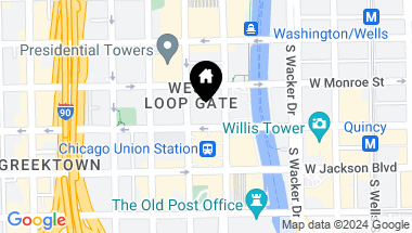 Map of 130 S Canal Street Unit: 204, Chicago IL, 60606