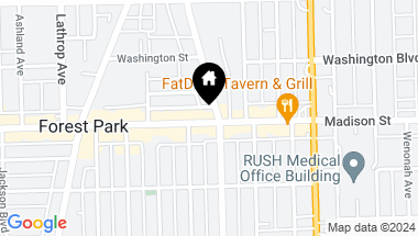 Map of 7353 Madison Street Unit: 1, Forest Park IL, 60130