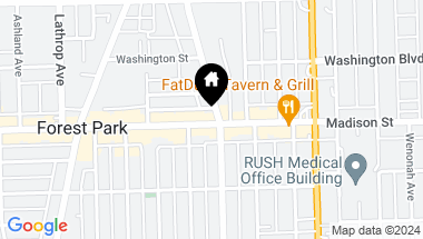 Map of 7349 Madison Street Unit: G, Forest Park IL, 60130
