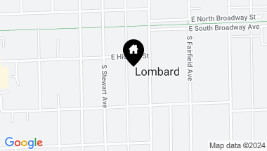 Map of 421 S Lombard Avenue, Lombard IL, 60148