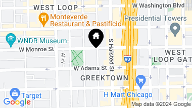 Map of 128 S Green Street Unit: 5A, Chicago IL, 60607