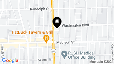 Map of 415 S Maple Avenue Unit: 403, Oak Park IL, 60302