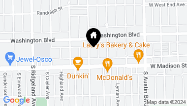 Map of 426 S Lombard Avenue Unit: 104, Oak Park IL, 60302