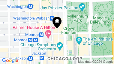 Map of 60 E Monroe Street Unit: 5701, Chicago IL, 60603