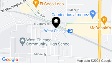 Map of 205-219 Parker Avenue, WEST CHICAGO IL, 60185