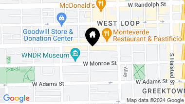 Map of 15 S aberdeen Street, CHICAGO IL, 60607