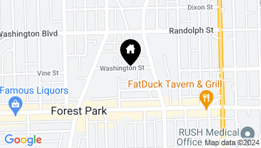 Map of 7428 Washington Street Unit: 607, Forest Park IL, 60130